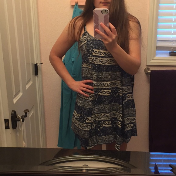 AEO BLUE SUMMER DRESS - Picture 5 of 5